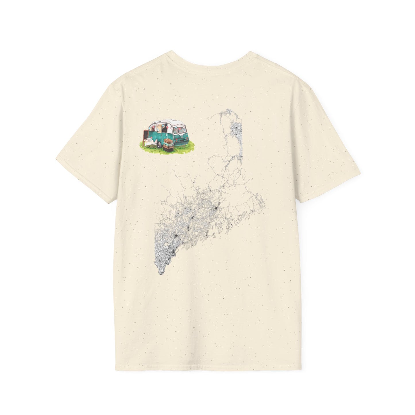 Map of Maine roads