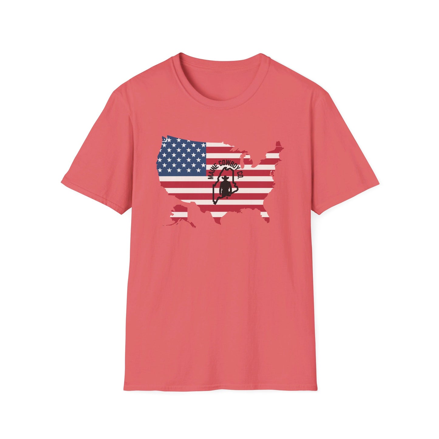 Softstyle United States Flag T-Shirt
