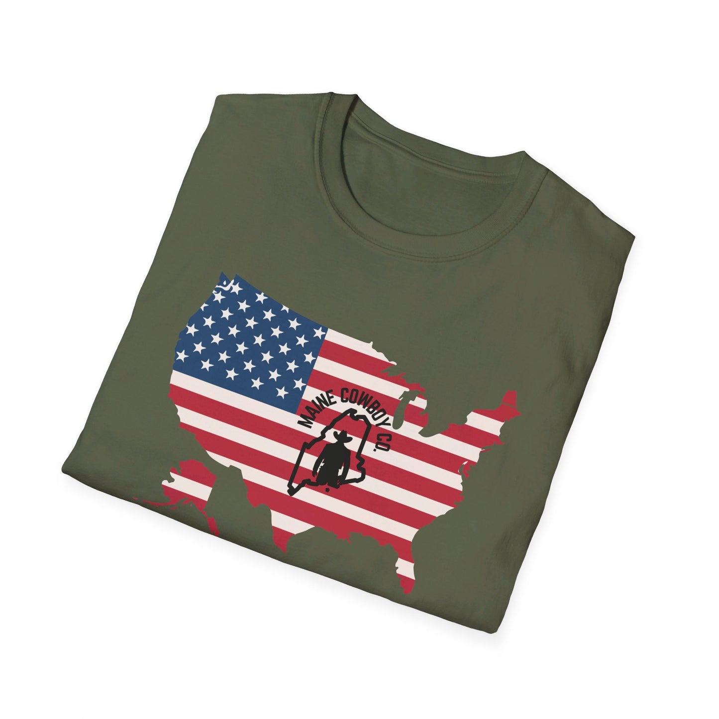 Softstyle United States Flag T-Shirt