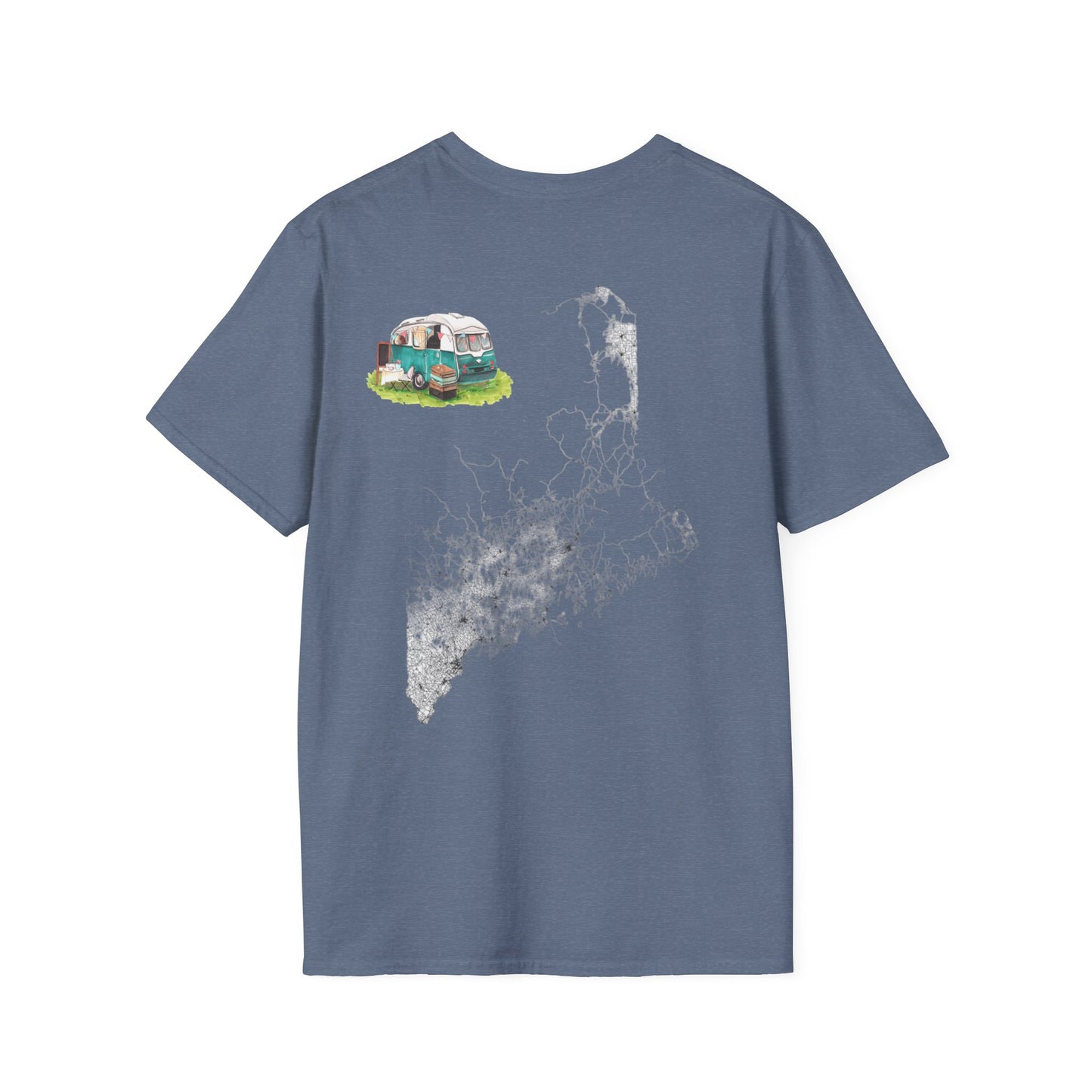 Map of Maine roads